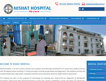 Tablet Screenshot of nishathospital.com